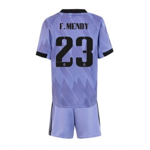 Real Madrid Ferland Mendy #23 babykläder Bortatröja barn 2022-23 Korta ärmar (+ Korta byxor)